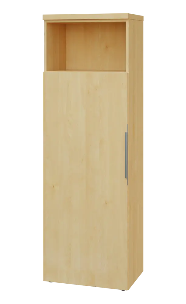 SIN 5 - 6DN kancelářská skříň, 1-dveřová/nika, levá, 1820x600x400, javor horský